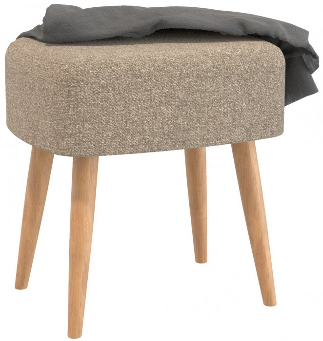 Банкетка 6-5135ТКШкор Полли, ткань коричневая