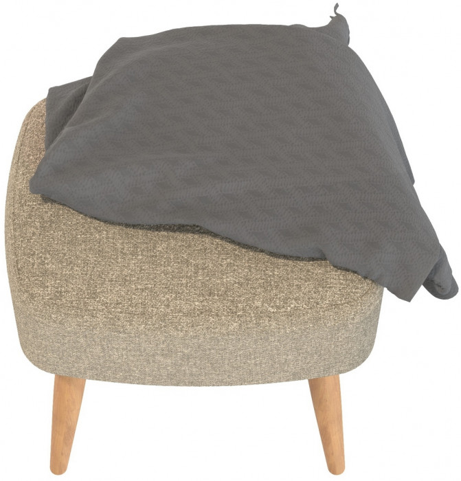 Банкетка 6-5135ТКШкор Полли, ткань коричневая