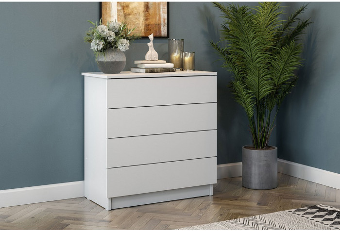 Комод с ящиками КМ 1 серия 2, белый