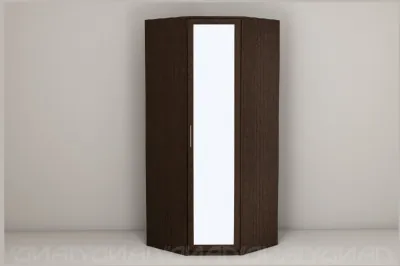 Кэт-4 Шкаф угловой /Зеркало, венге (Венге)