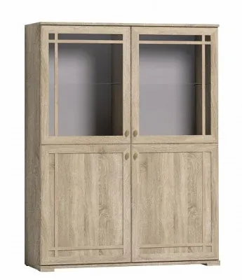 Шкаф-витрина Шерлоск 22, дуб сонома