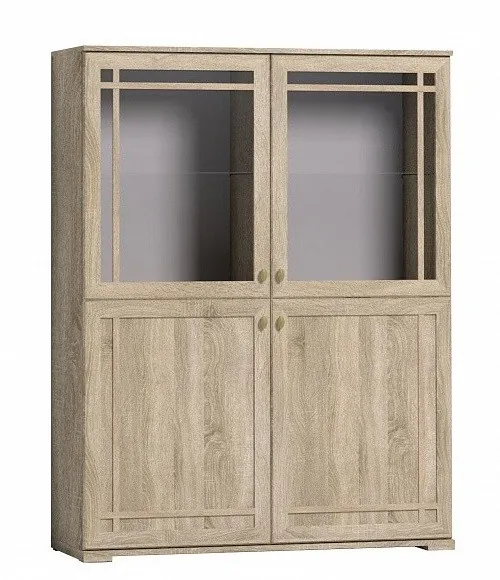 Шкаф-витрина Шерлоск 22, дуб сонома