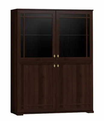 Шкаф-витрина Шерлоск 22, орех