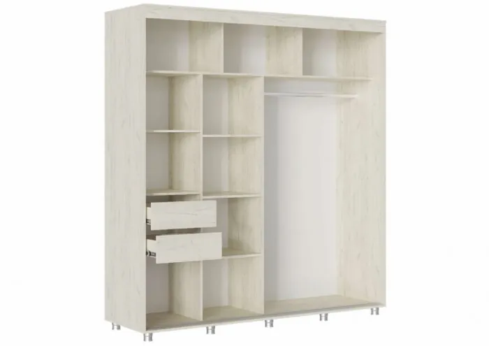 Форест Шкаф-купе 2000, крафт белый