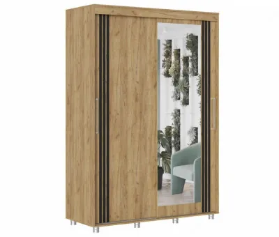 Форест Шкаф-купе 1500, крафт золотой