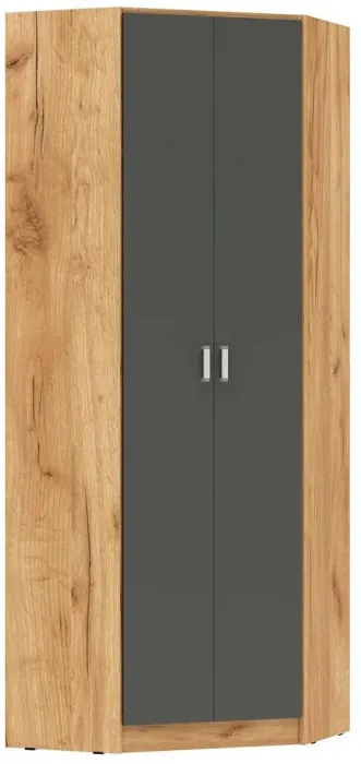 Мартина Шкаф угловой (Дуб Сонома / белый)