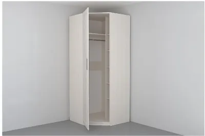 Аллегро 9 МДФ Шкаф угловой (Бодега белая/Сандал белый)