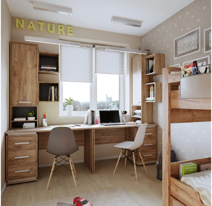 Молодежная комната НАТУРЕ. Комплект 3