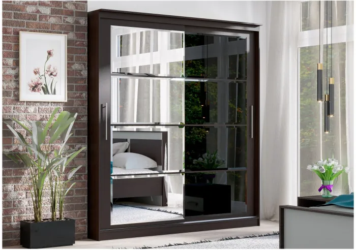 Шкаф-купе Элегант 7, 2000 (Сандал светлый)