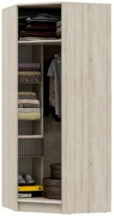 С/Г Мартина Шкаф угловой для одежды (Крафт / Графит)