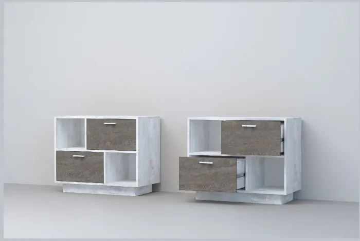 Эго Тумба Т-1 ПД (Камень Темный/Дуб Крафт Золотой)