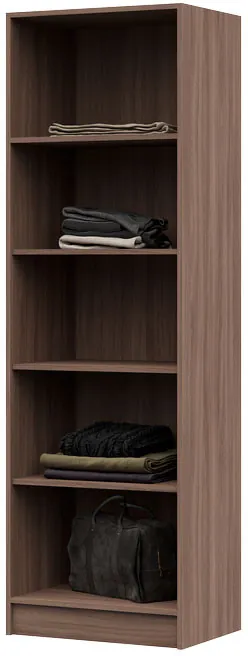 ШК 301 Макарена ЛДСП шкаф полки 600х1908х440 шимо темный/шимо светлый