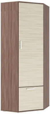 Ника Шкаф угловой (шу701) (Ясень шимо темный / светлый)