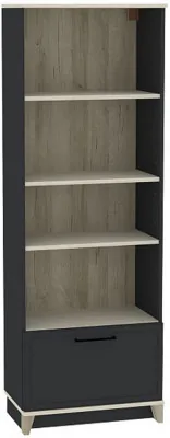 Шкаф МЦН Аурелио 21, Антрацит, Блеквуд Сатиновый