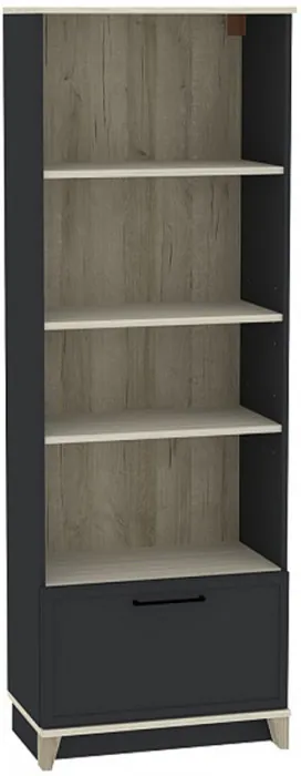 Шкаф МЦН Аурелио 21, Антрацит, Блеквуд Сатиновый