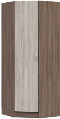 ШК 303 Макарена ЛДСП шкаф угловой 720х1908х720 шимо темный/шимо светлый
