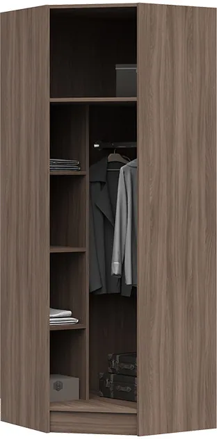 ШК 303 Макарена ЛДСП шкаф угловой 720х1908х720 шимо темный/шимо светлый