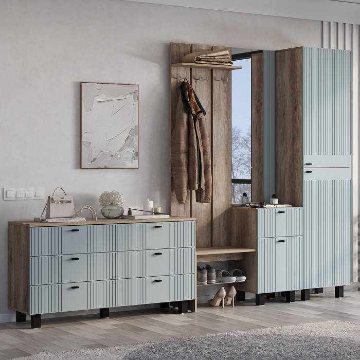 "Олива" ПН-01 пенал Дуб каньон/Шарли бриз MF11