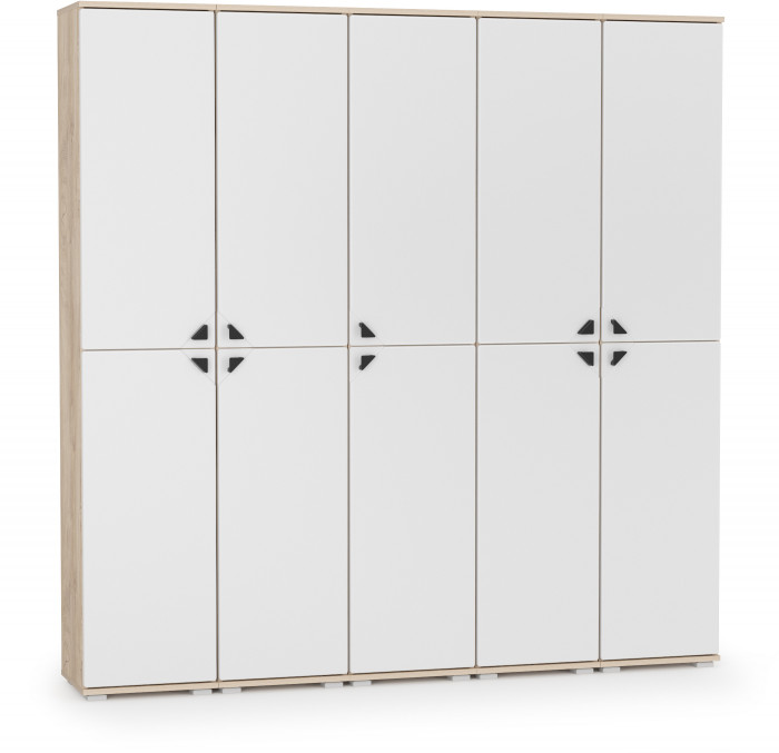 Бостон № 50, дуб эндгрейн элегантный/фасады МДФ милк рикамо софт