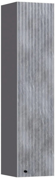 Оливия Шкаф навесной большой (Глиняный серый, Шарли мокко)