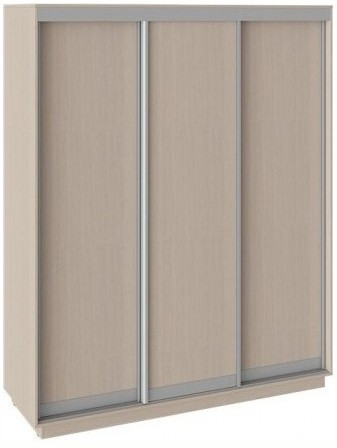 Румер СШК 1.180.60-11.11.11 Шкаф-купе 3-х дверный (1800x600x2200) (Дуб Сонома, Белый снег/Белый снег/Белый снег)