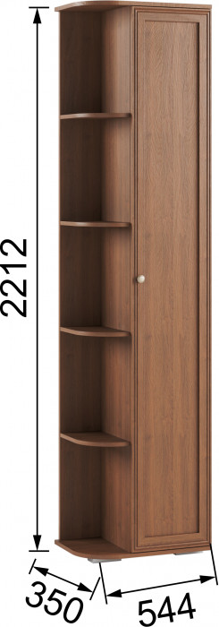 Ричард Шкаф торцевой РШ-27, Орех донской