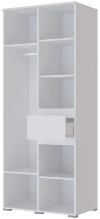 Плейона Шкаф 2-х створчатый белый