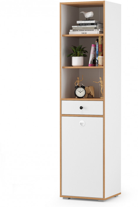 Вуди Компоновка № 31, белый премиум/дуб крафт золотой