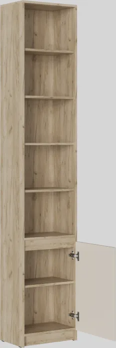 БОСТОН Стеллаж СЖ-001 ЛДСП, крафт серый/кашемир