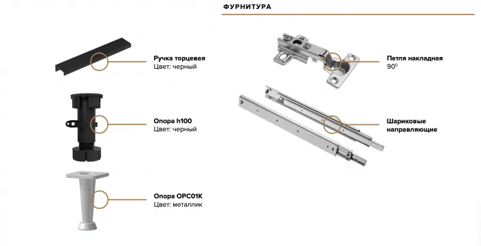 Кухня Виктория 2,0м Камень светлый/камень темный/графит