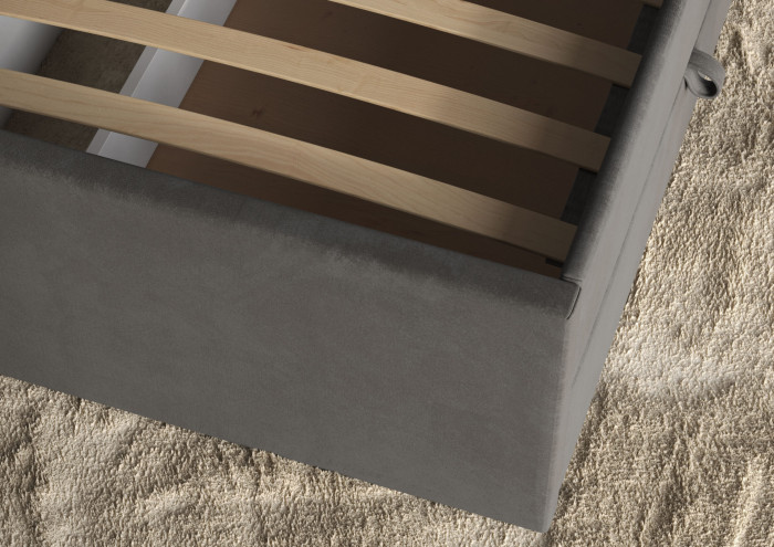 Кровать Тэя (кровать 160 + 2 ящ.), Микровелюр Zeekr-55