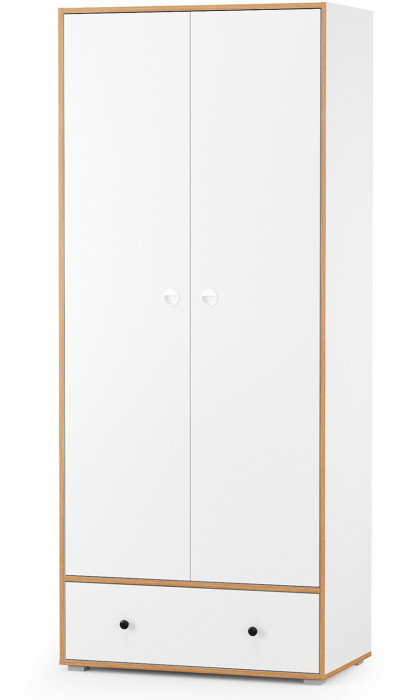 Вуди Компоновка № 19, белый премиум/дуб крафт золотой