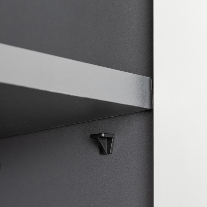 Сидней Комплектация № 127, корпус: антрацит/фасады: МДФ веллюто капучино