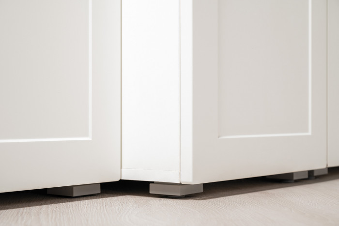 Остин Прихожая 04, цвет белый шагрень/дуб крафт золотой, ШхГхВ 200х54,3х229,6 см., универсальная сборка