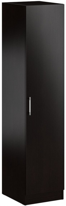 Кровать 0800 + Пенал Стандарт, цвет венге, ШхГхВ 83,5х203,5х70 + 45х52х200 см., сп.м. 800х2000 мм., без матраса, основание есть