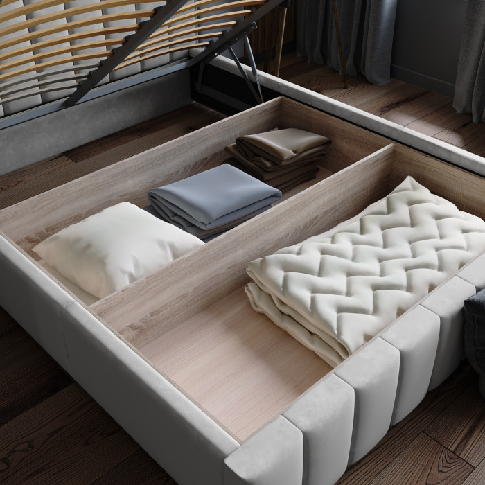 Нега Кровать интерьерная 140 мятный, ПМ