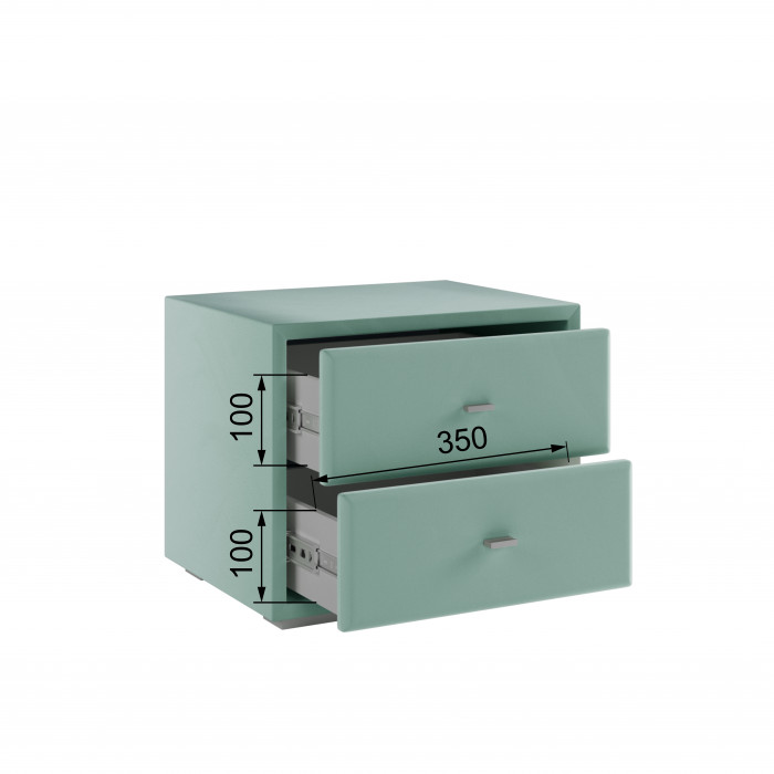 Тумба прикроватная интерьерная мятный
