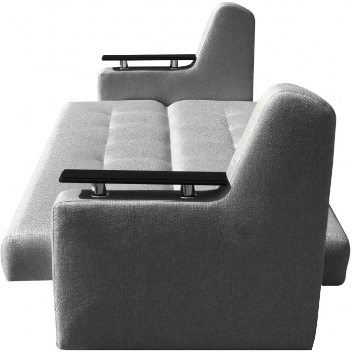 Диван СЕНАТОР ЛЮКС 140 серый ППУ