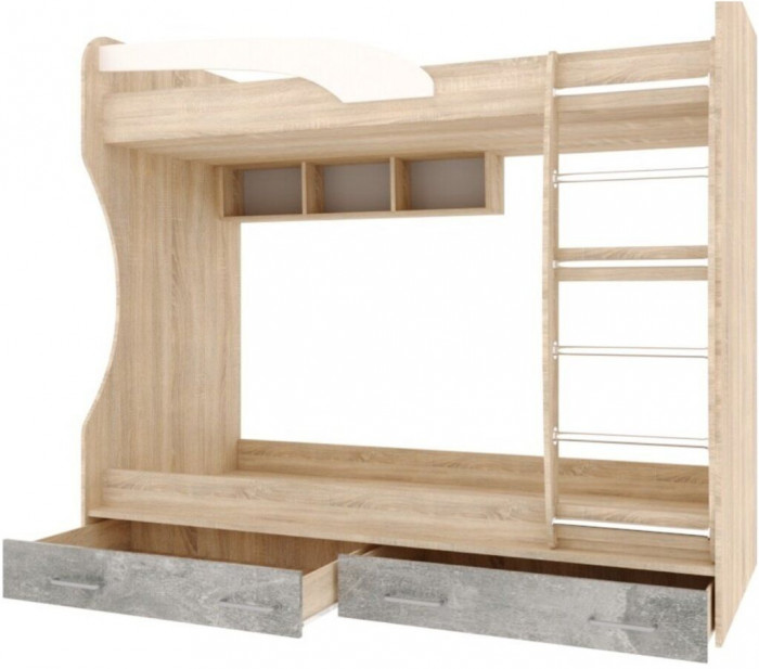 Колибри-лофт Кровать двухъярусная