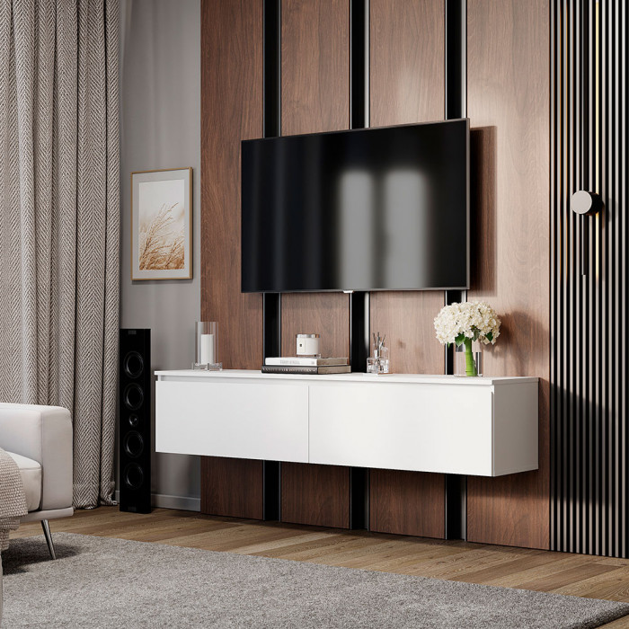 Симпл ШКН-07 шкаф навесной белый