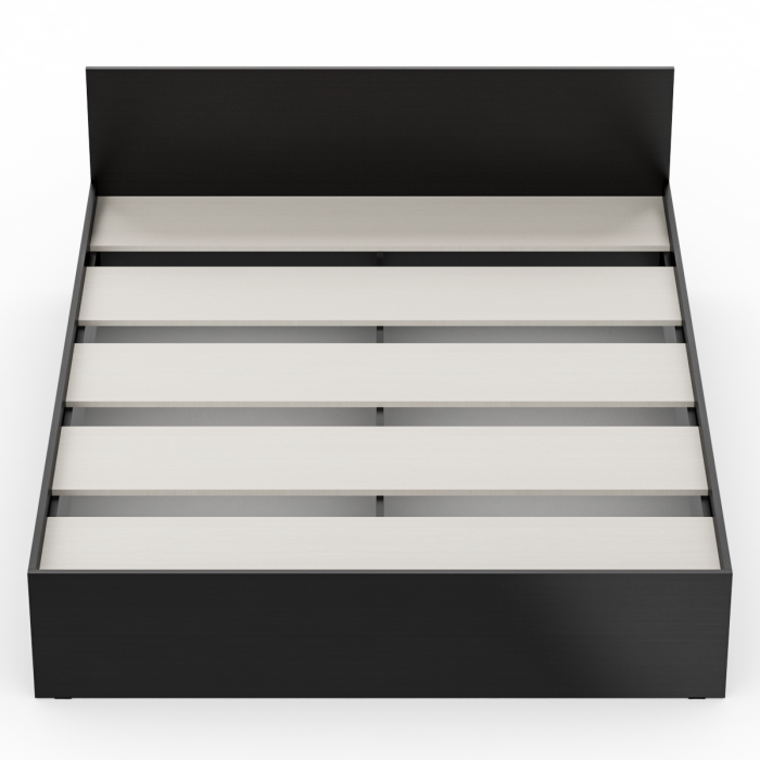 Стандарт Кровать 1600, цвет венге, ШхГхВ 163,5х203,5х70 см., сп.м. 1600х2000 мм., без матраса, основание есть