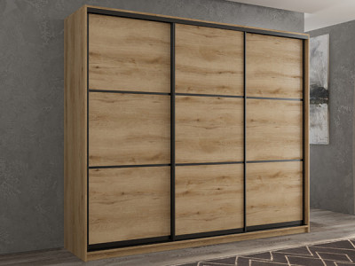 Шкаф-купе Кааппи 4 Эвок Прибрежный 240х60х230 см