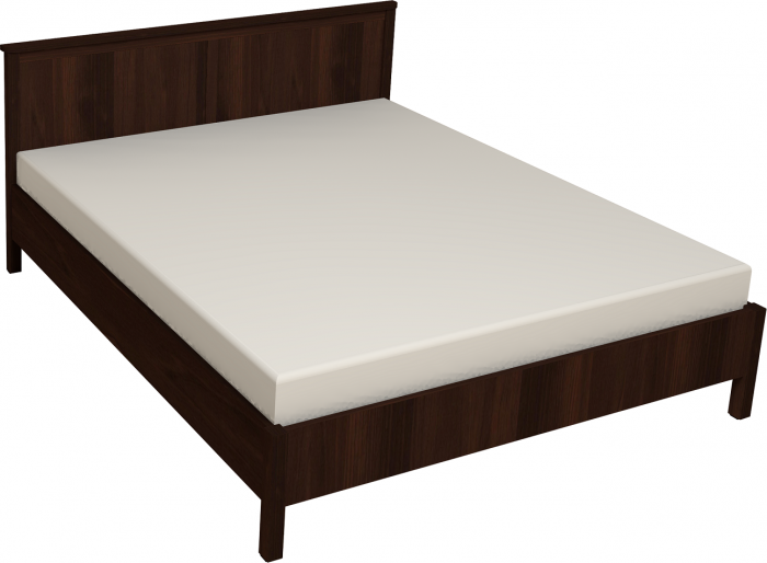 Кровать c ортопедическим основанием (металл) Sherlock 41 180х200, орех