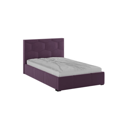 Манука Кровать интерьерная 120 винный, ортопед