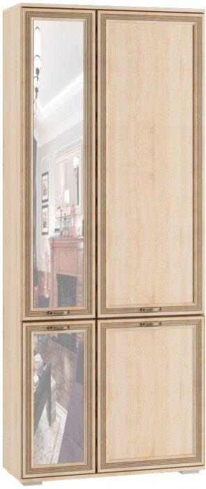 "Ливорно" Шкаф комбинированный с зеркалом ЛШ-9 дуб сонома