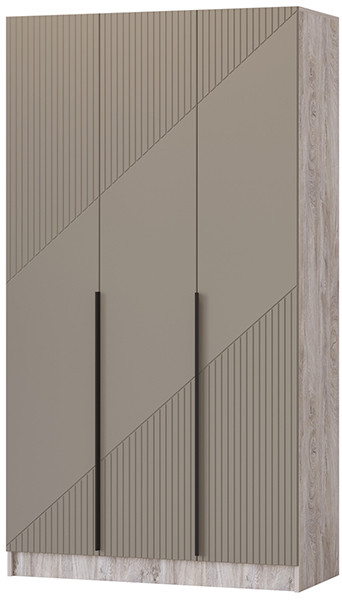 Шкаф Авис 1,2, Дуб эндгрейн/Крема