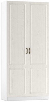 Ливерпуль Шкаф для одежды, ясень ваниль/белый