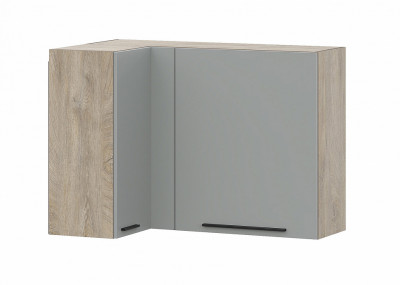 КГ Этна Шкаф навесной угловой 1000 Софт Грей