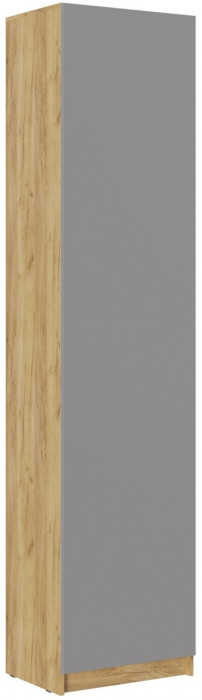 Модульная прихожая Роджинамиф, композиция 3 (Белый глянец, Дуб Крафт Золотой)