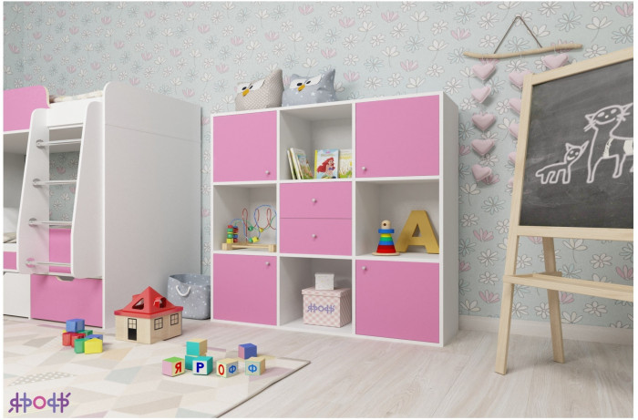 Стеллаж Джери (Винтерберг/Ирис)